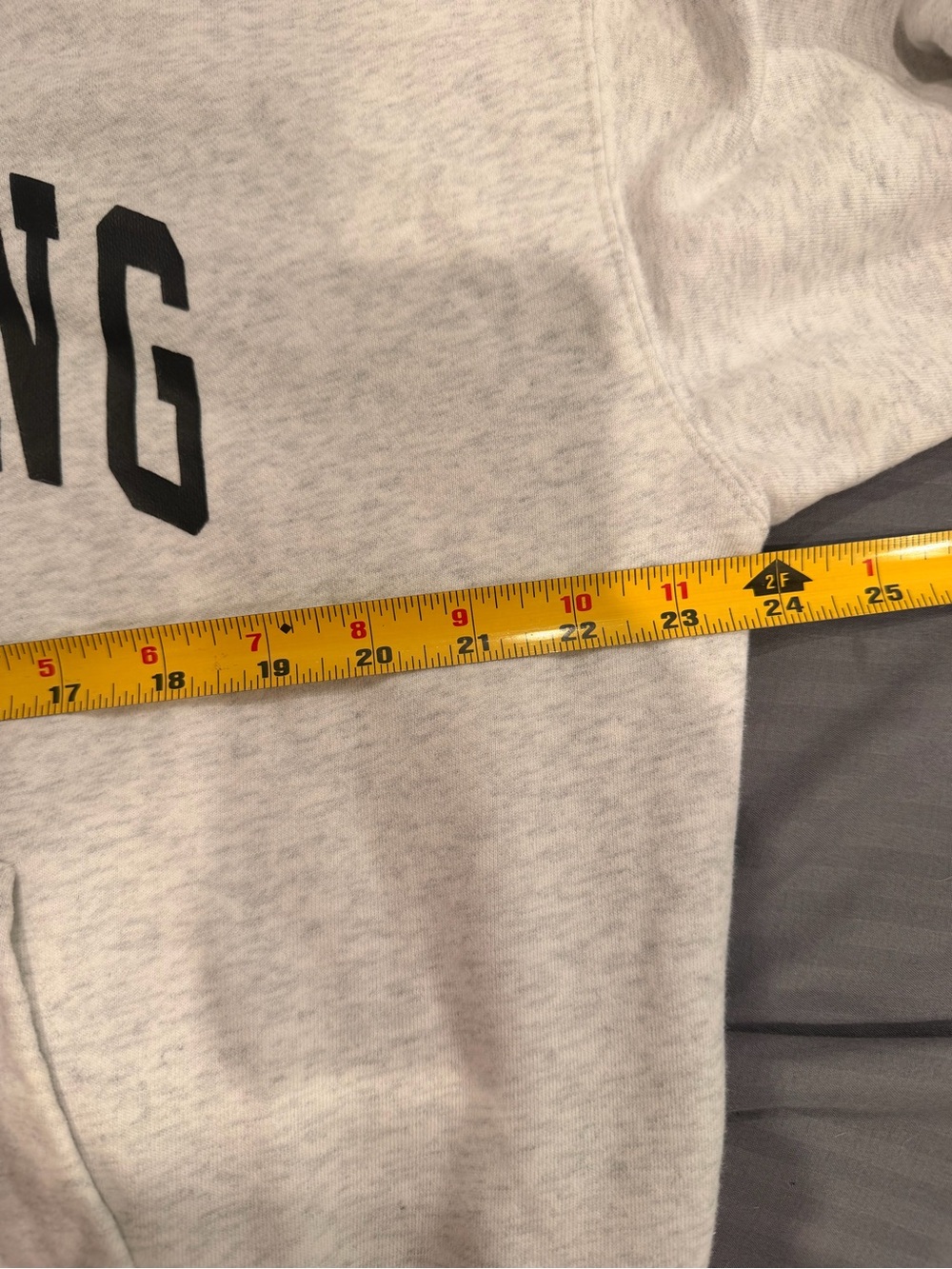 Anine Bing Sport light gray hoodie - Picture 4 of 4